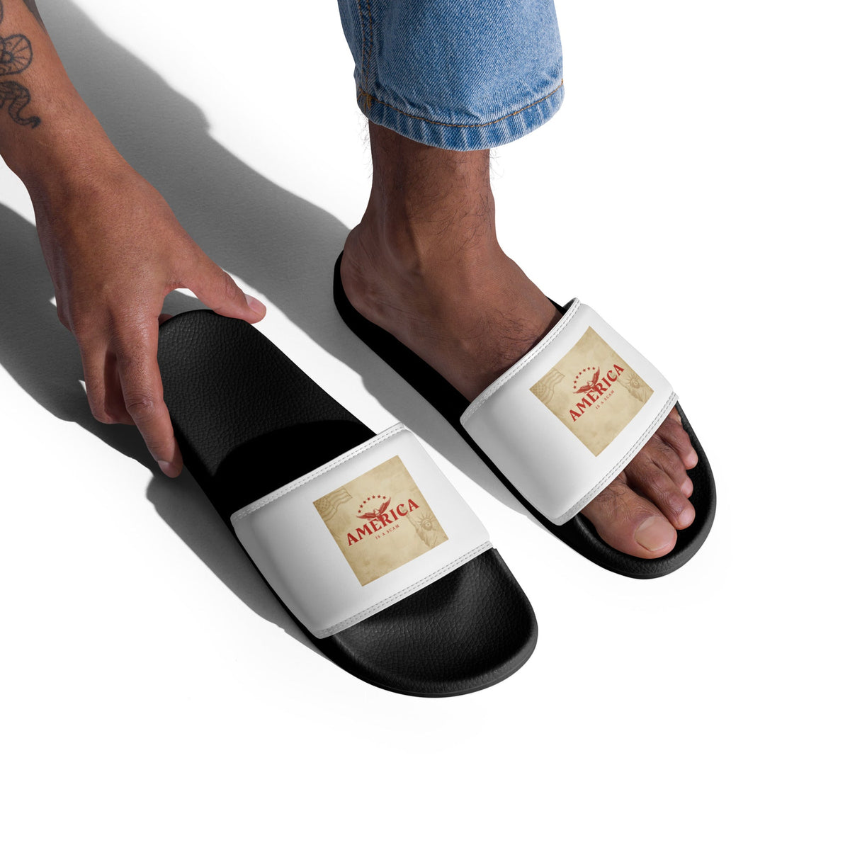 Streetwear Slides collection with bold graphic designs by MIS Apparel