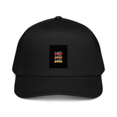 No Fear No Limits No Excuses streetwear cap by MIS Apparel — structured 5 panel design with fade-resistant embroidery and adjustable snap closure