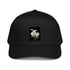 Slow Money 5-panel cap, black with front “Slow Money” money-print logo