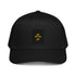 Black 5-panel cap with &