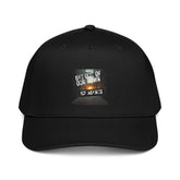 Black 5-panel cap with front graphic: “Get Out Of Our Town” ICE AGENTS