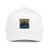 5-panel cap in white with front graphic patch, “ICE AGENTS” text