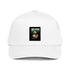White 5-panel cap with &