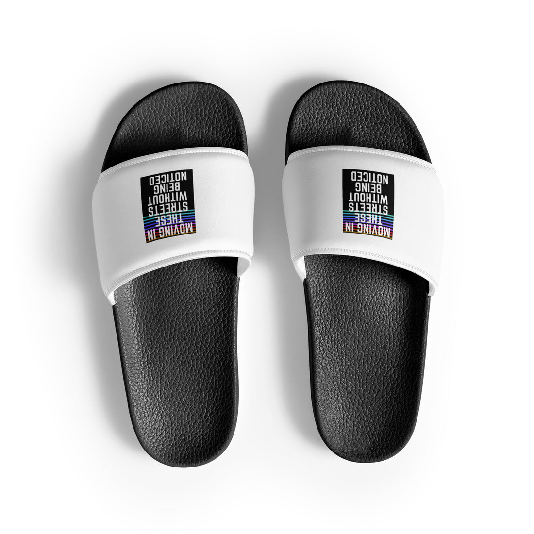Moving In These Streets streetwear slides side view