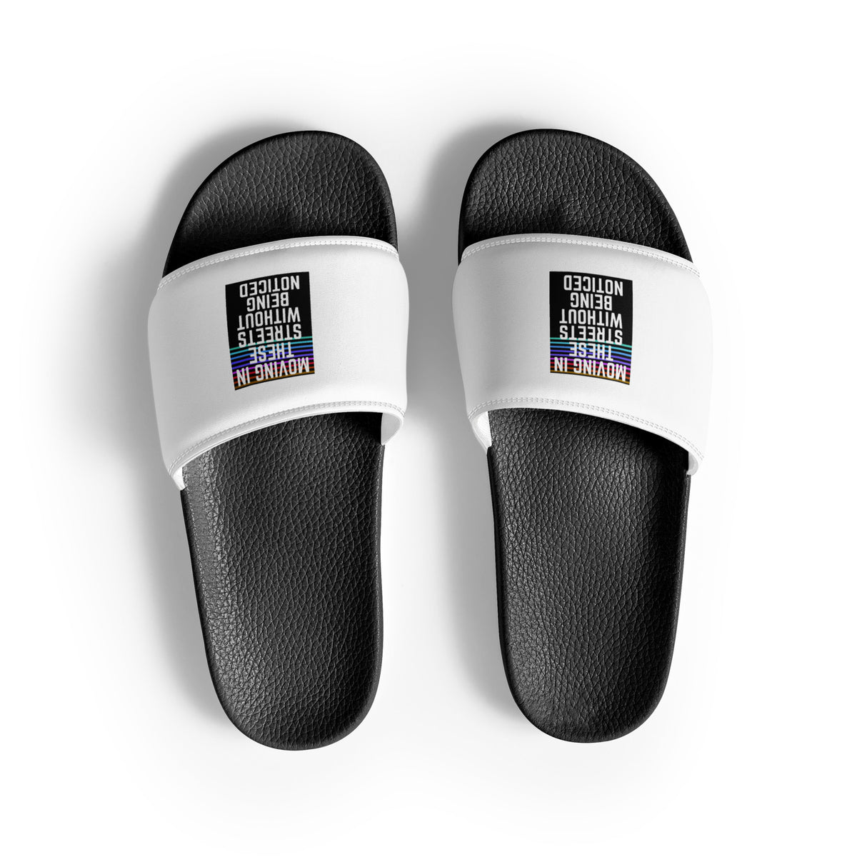 Moving In These Streets streetwear slides side view