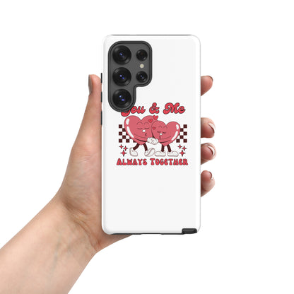 White phone case with &