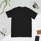Streetwear graphic tee move in silence back view MIS Apparel