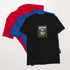 Black unisex T-shirt with &