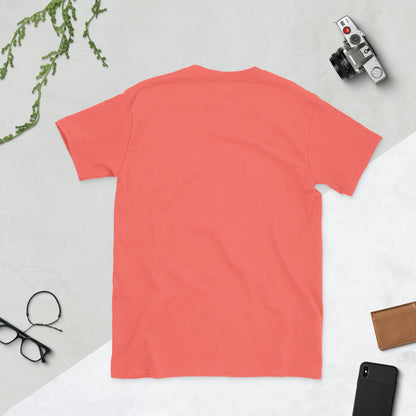 Happy Mother’s Day unisex T-shirt, coral back view