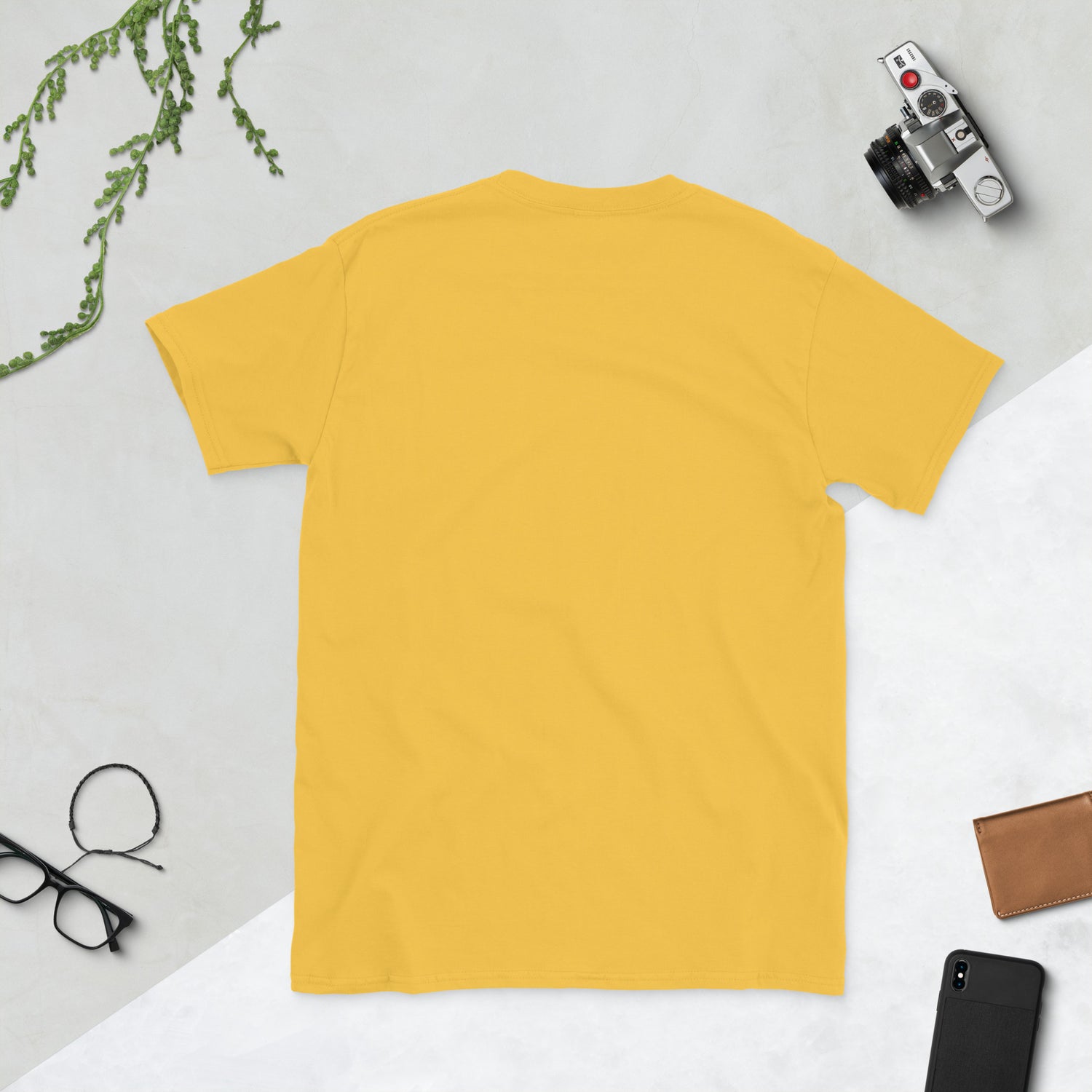 Happy Mother’s Day unisex T-shirt, yellow back view