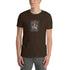 Move In Silence unisex T-Shirt in Dunkelbraun mit Frontmotiv „Money in Cash“.