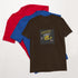 Move In Silence Street Life unisex T-shirt, dark chocolate, front graphic print