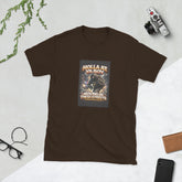 MIS Apparel graphic tee, dark brown, front square streetwear artwork