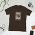 MIS Apparel graphic tee, dark brown, front square streetwear artwork