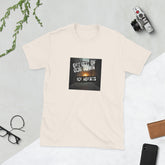 MIS Apparel streetwear T-shirt, natural with front square graphic