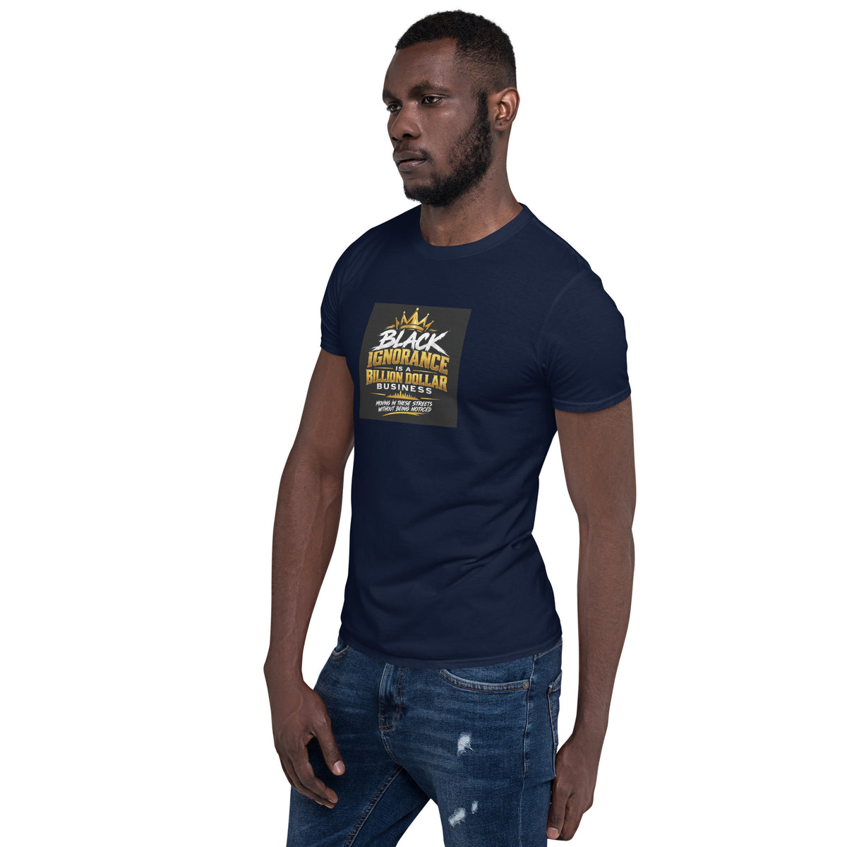 Moving in These Streets Statement short-sleeve unisex t-shirt, front view