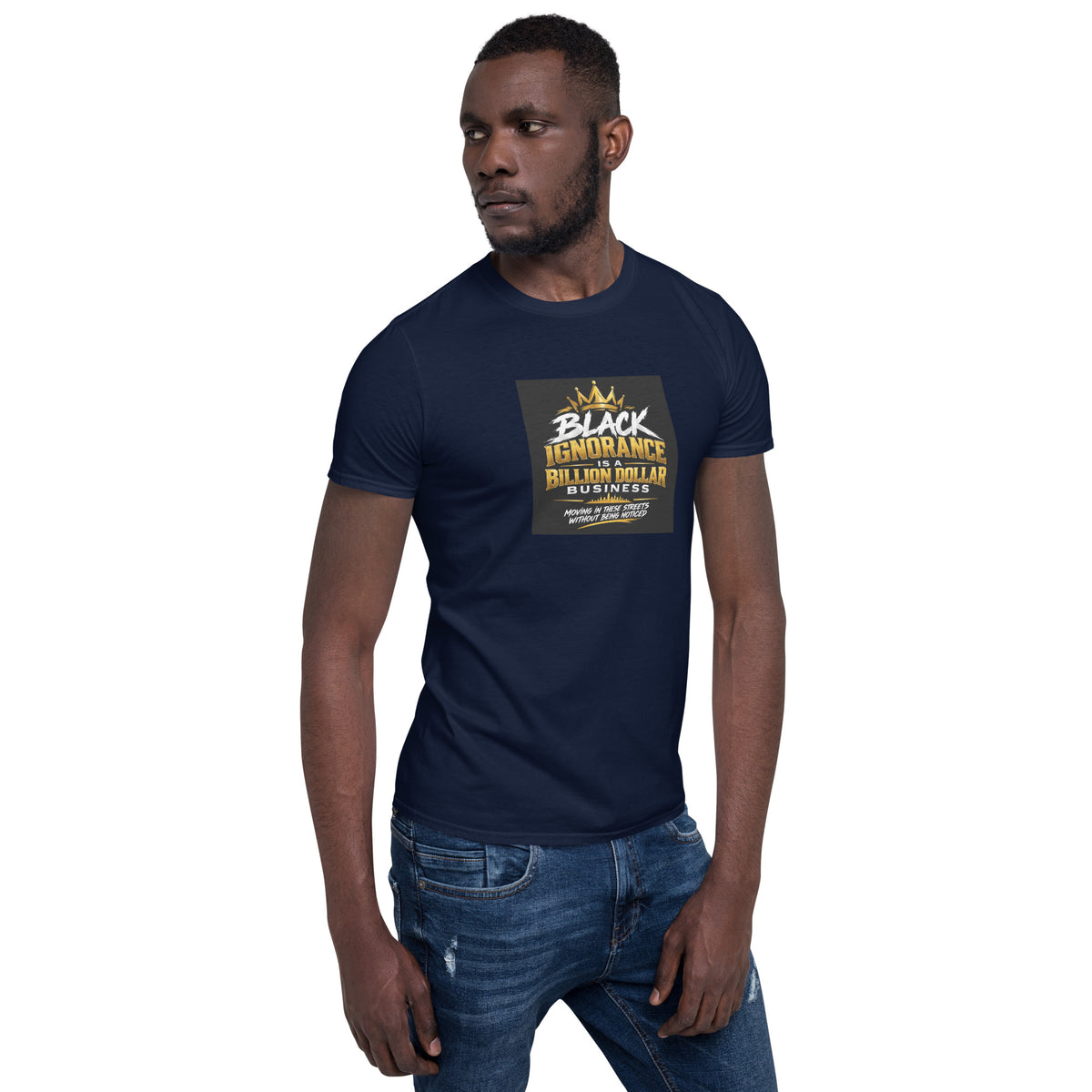 Moving in These Streets Statement short-sleeve unisex t-shirt, front view