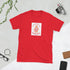 Unisex T-shirt rot mit frontmotiv „Happy Mother&