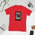 MIS Apparel graphic tee, red, front square streetwear artwork