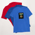Royal blue unisex T-shirt with &