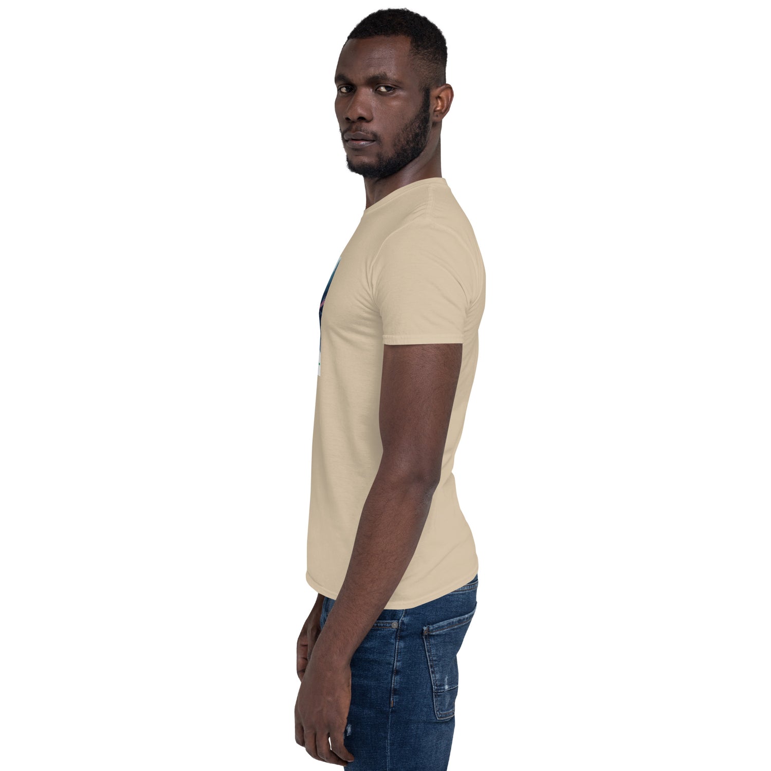 Let The Grind Do The Bragging T-shirt, natural/beige short-sleeve (side profile)