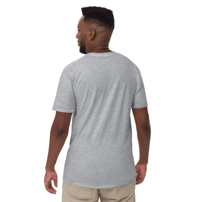 Trust No One short-sleeve unisex T-shirt, sport grey (back view)