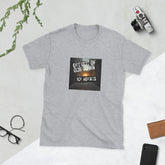 MIS Apparel streetwear T-shirt, heather gray with front square graphic