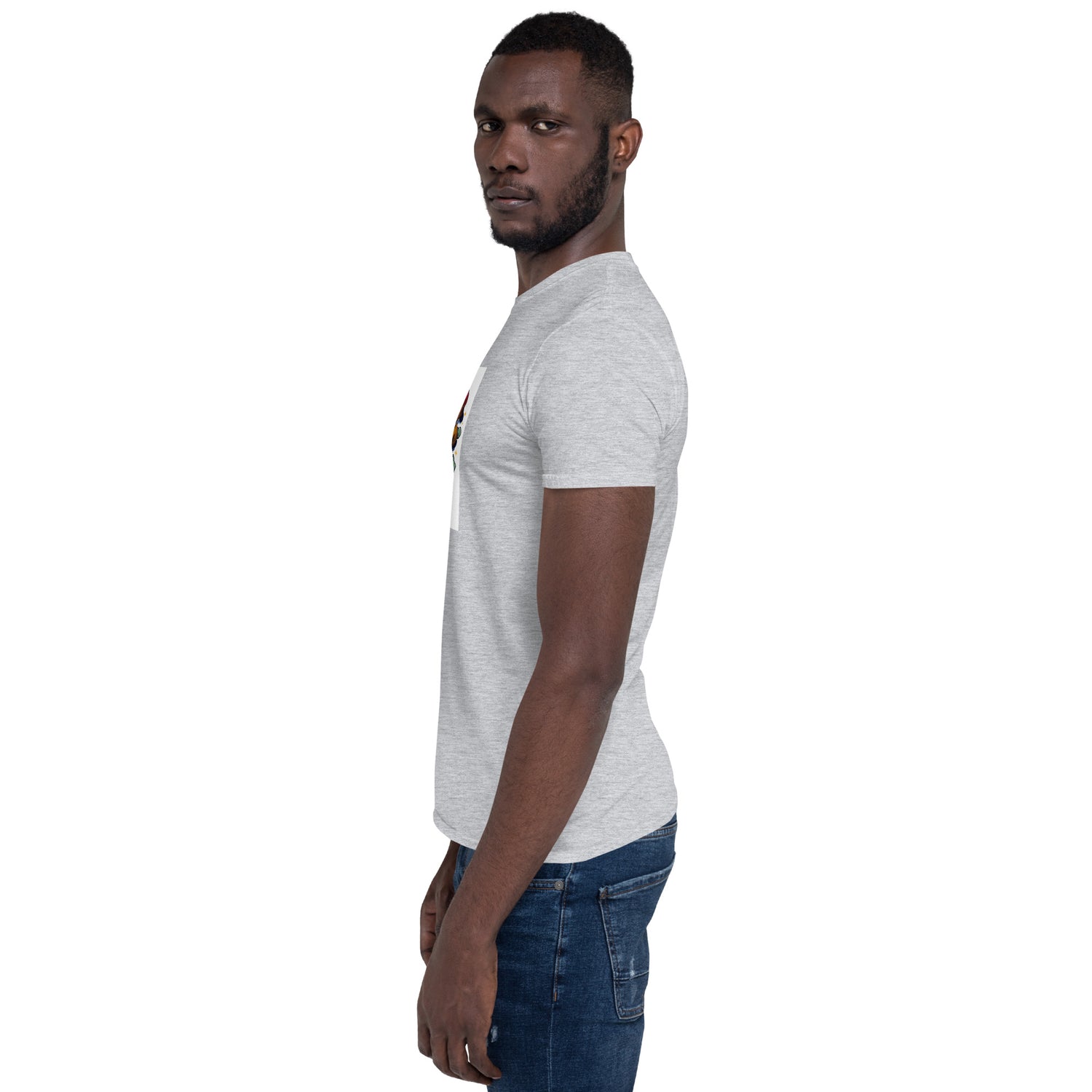 Heather grey unisex T-shirt, &