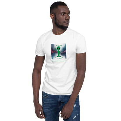 Let The Grind Do The Bragging unisex T-shirt, white, centered front print