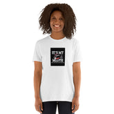 White unisex T-shirt with front graphic logo, IT&