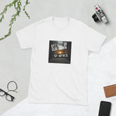 MIS Apparel streetwear T-shirt, white with square front graphic print