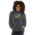 Sport Grey unisex pullover hoodie with front graphic and kangaroo pocket