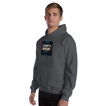 Unisex hoodie, dark heather gray, &