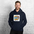 Holla At Ya Boy Son Unisex Hoodie in navy mit Frontdruck und Kängurutasche