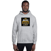 Heather gray unisex pullover hoodie with hood and central chest graphic